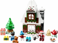 10976 Lebkuchenhaus mit Weihnachtsmann