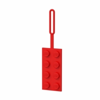5005542 2x4 Red Luggage Tag
