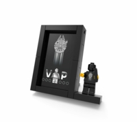 5005747 De aanbieding van de gratis, exclusieve LEGO® Black Card-displaystandaard