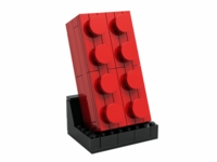 5006085 Buildable 2x4 Red Brick