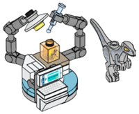 122405 Raptor and Laboratory Table