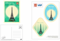 5007716 Eiffel Tower Postcards And Stickers
