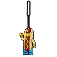 5008031 Hot Dog Guy Bag Tag