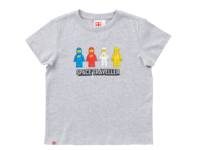 5009115 Short-Sleeve Space Traveler Kids T-Shirt – Gray Mélange