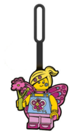 52853 Butterfly Girl Bag Tag